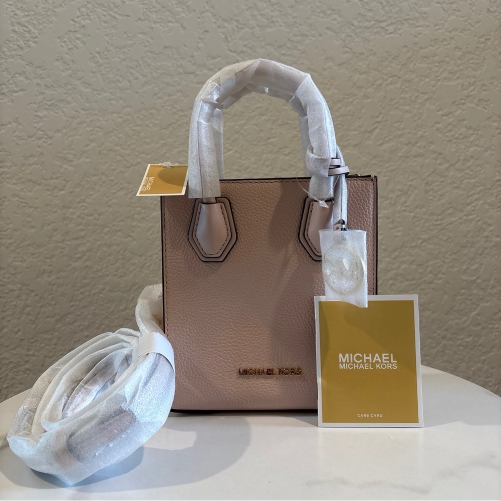 Michael Kors XS Mercer Tote in Blush Pink NWT